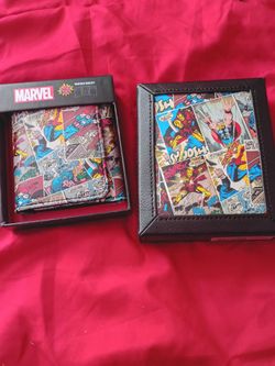 Collectible marvel trifold wallet