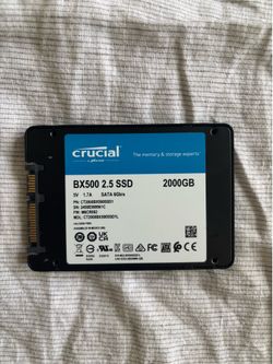 “Crucial BX500 2TB 2.5” SSD