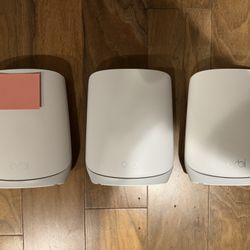 NETGEAR Orbi AX5400 Mesh Wifi 6 Router + 2 Satellites