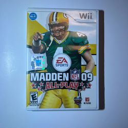 Madden NFL 09: All Play Nintendo Wii Game