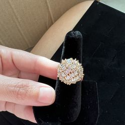 New Diamonds Rectangle Cut Ring Size 6, 7, 8 & 9 Available 