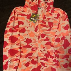 Pink Camo Bape Hoodie