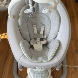 Graco Soothe My Way with Removable Rocker, Madden - Versatile Baby Swing & Portable Rocker