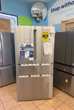 Bosch 800 Series 20.5 cu. ft. Counter Depth French 4-Door Bottom Mount Refrigerator with FarmFresh System