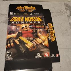 Duke Nukem Forever PC Microsoft Xbox 360 LIVE PLAYSTATION PS3 Game 2011 only a big box