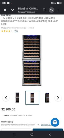 Wine cooler edge star
