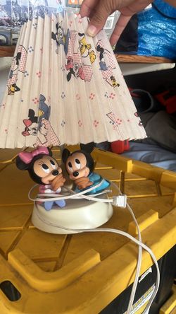 Vintage Disney Lamp $10 FIRM Cash Only