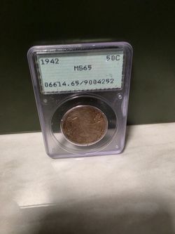 MS 65 1942 Walking Liberty Half Dollar