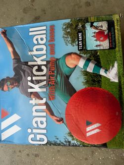 Giant Kickball Set with Air Pump and Bases