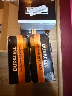 Duracell D batteries 12 pack