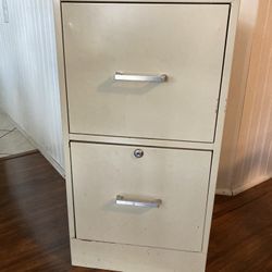 Metal 2 Draw File Cabinet 