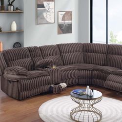 Sectional Recliner Sofa Set