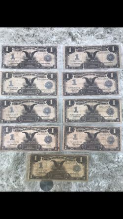NINE 1899 Black Eagle Dollars