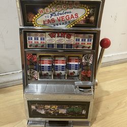 Slot Machine/ Piggy Bank 14” Tall