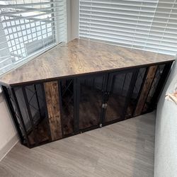 Large Corner Furniture Dog Crate