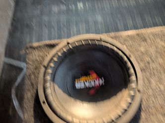 Two 12-in competition series kicker dual voice coil subwoofers 1200 watts each
