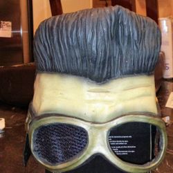 Rubber Elvis 1/2 Mask