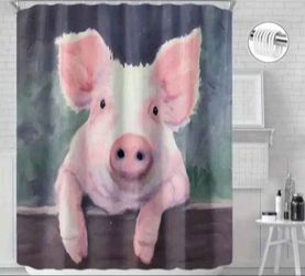 Shower Curtain New Washable 70.8