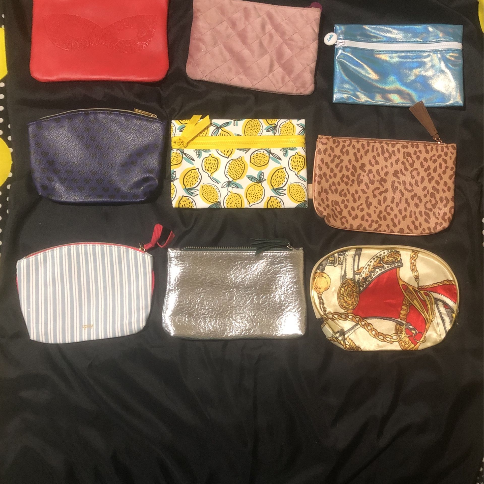 Used Ipsy Make Up Bags Lot $10