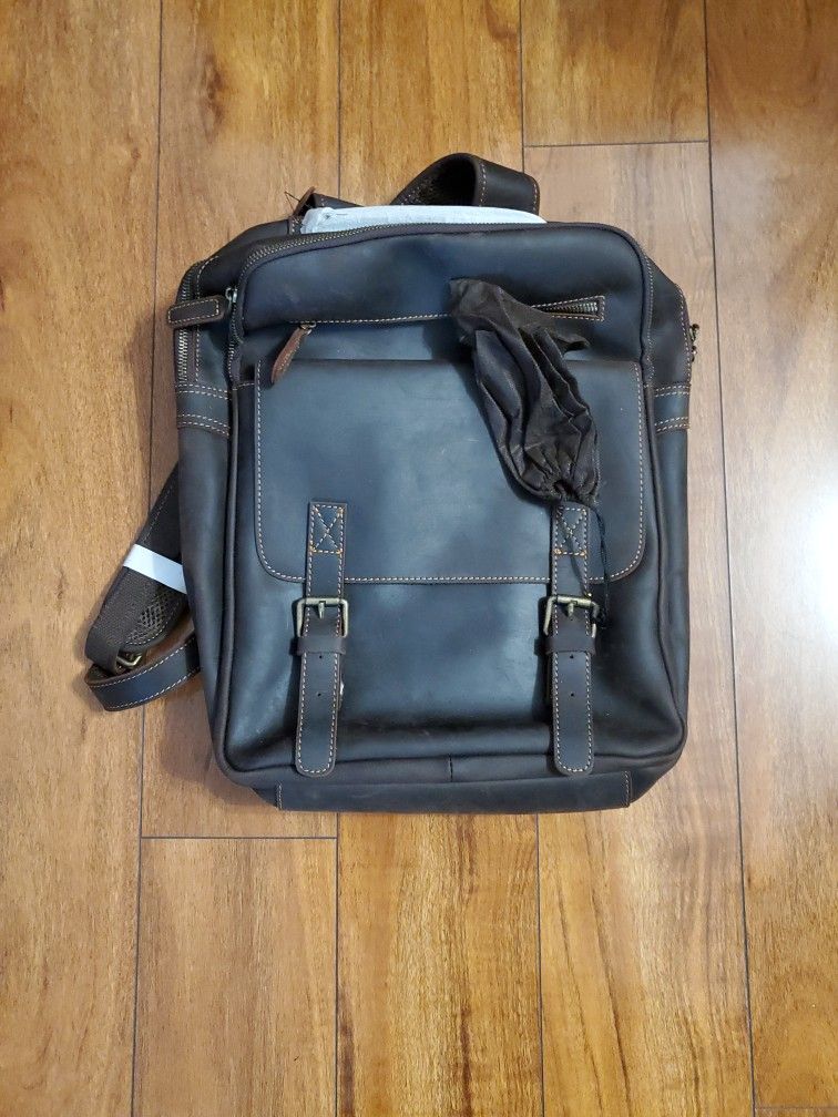 Genuine Leather Backpack