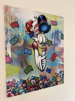 Metal Poster Scrooge McDuck