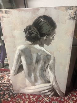 Woman painting