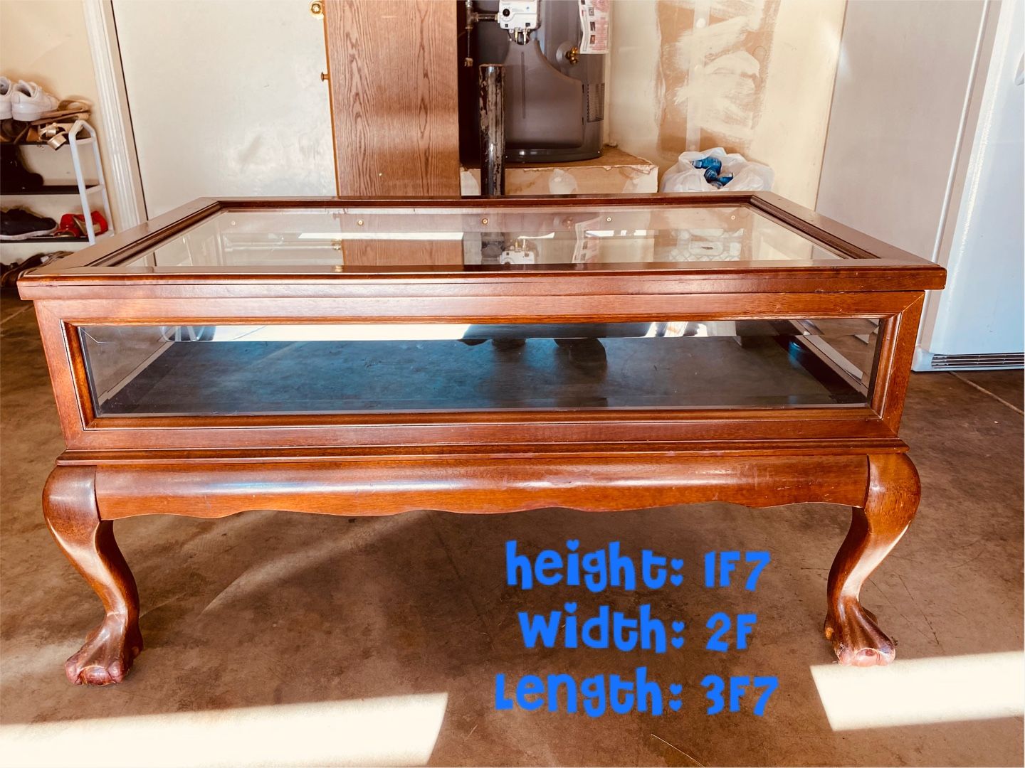 Vintage Redwood Coffee Table