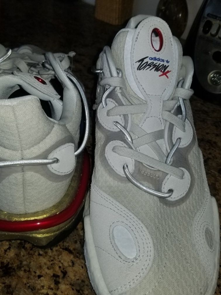 adidas Torsion X Men's Orbit Grey Scarlet