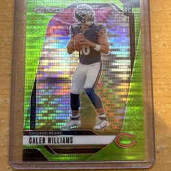 2024 Panini Prizm - Rookies Caleb Williams #301 Neon Green Pulsar Prizm (RC)