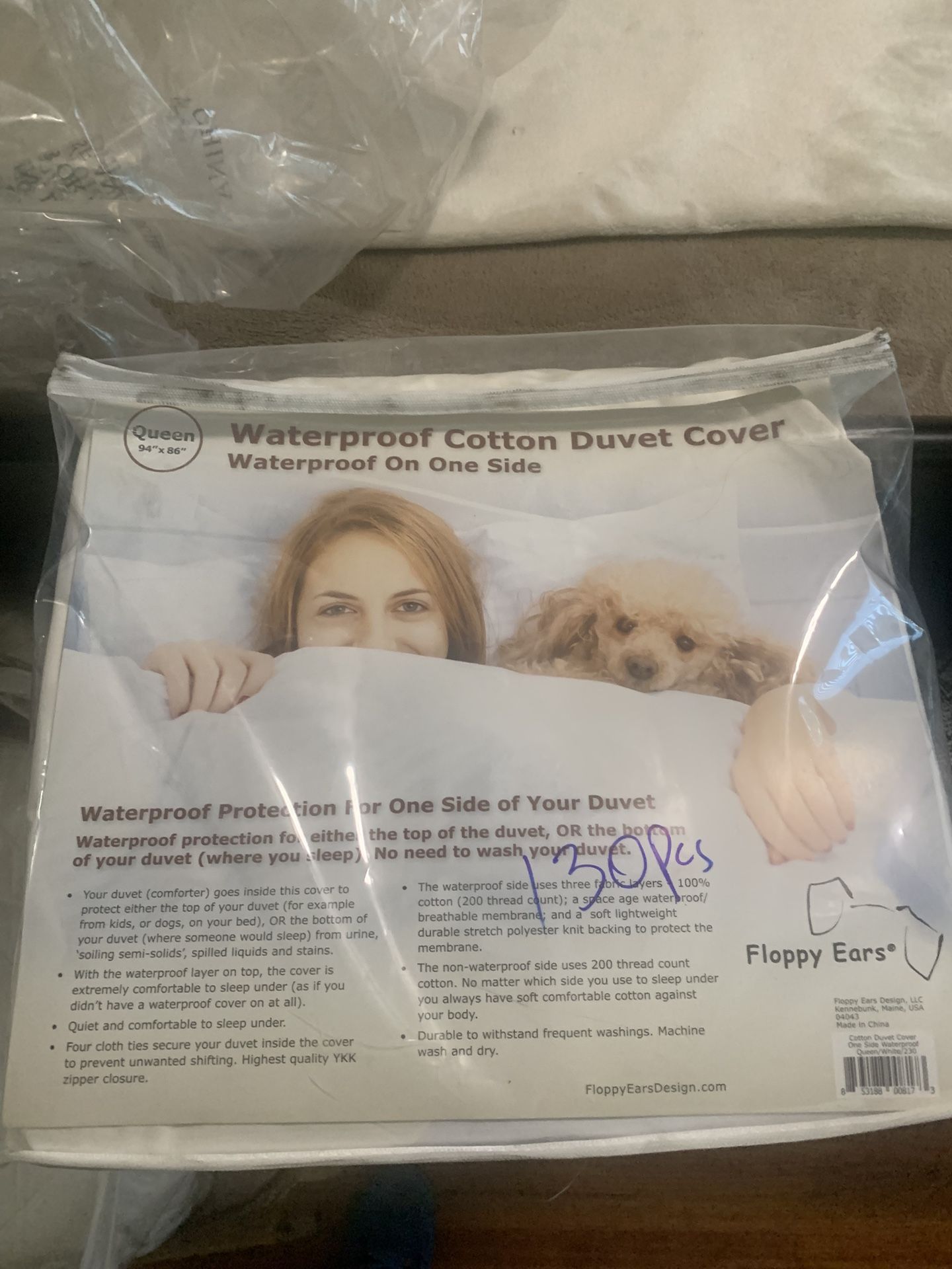 Water Proof Duvet Covers 100% Cotton 