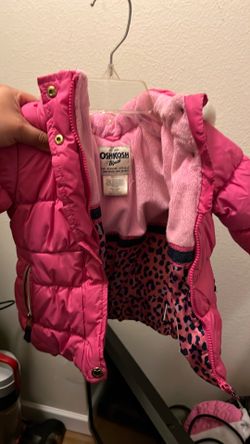 Pink winter coat
