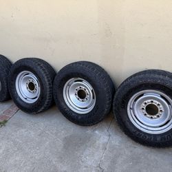 Chevy/GMC/Ford/Dodge 16x6.5 pattern 8.65 (rims)
