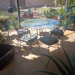 Tempered Glass Table Set