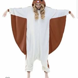 Girls’ Squirrel Onesie Fleece Pajamas 