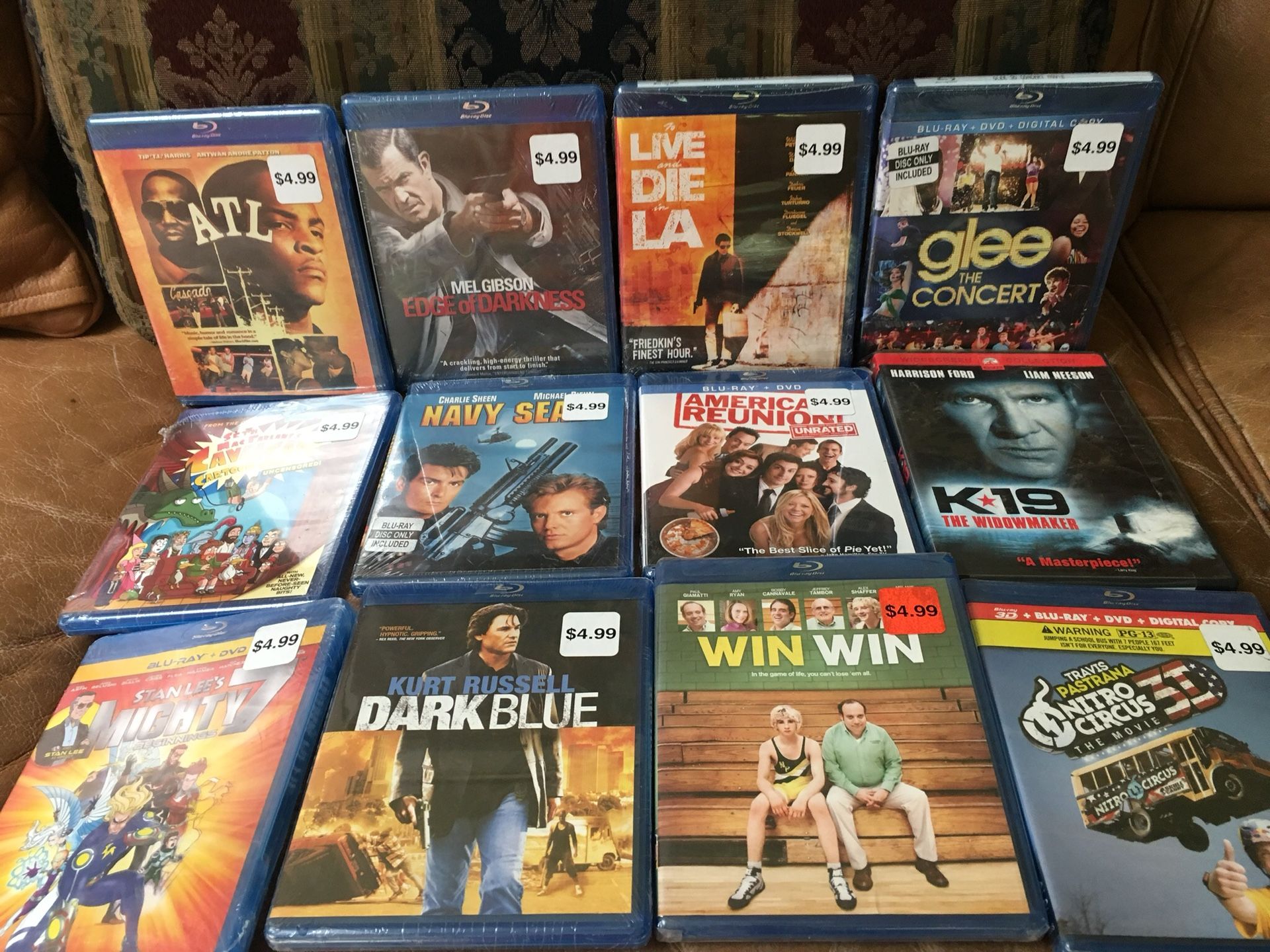 Stocking stuffers? 13 brand new Blu Rey- dvd movies all for $25