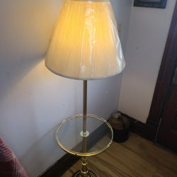 Floor Lamp With  Table  