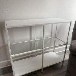 White IKEA Shelving Unit 