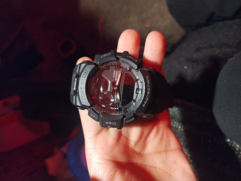 Men's Casio G-Shock Power Trainer Black Resin Strap Watch (Model: GBA900-1A)
