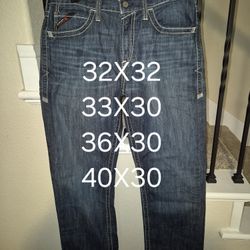 ARIAT FRC M7 LIGHT WEIGHT DURA STRETCH SLIM FIT STRAIGHT LEG DENIM JEANS 