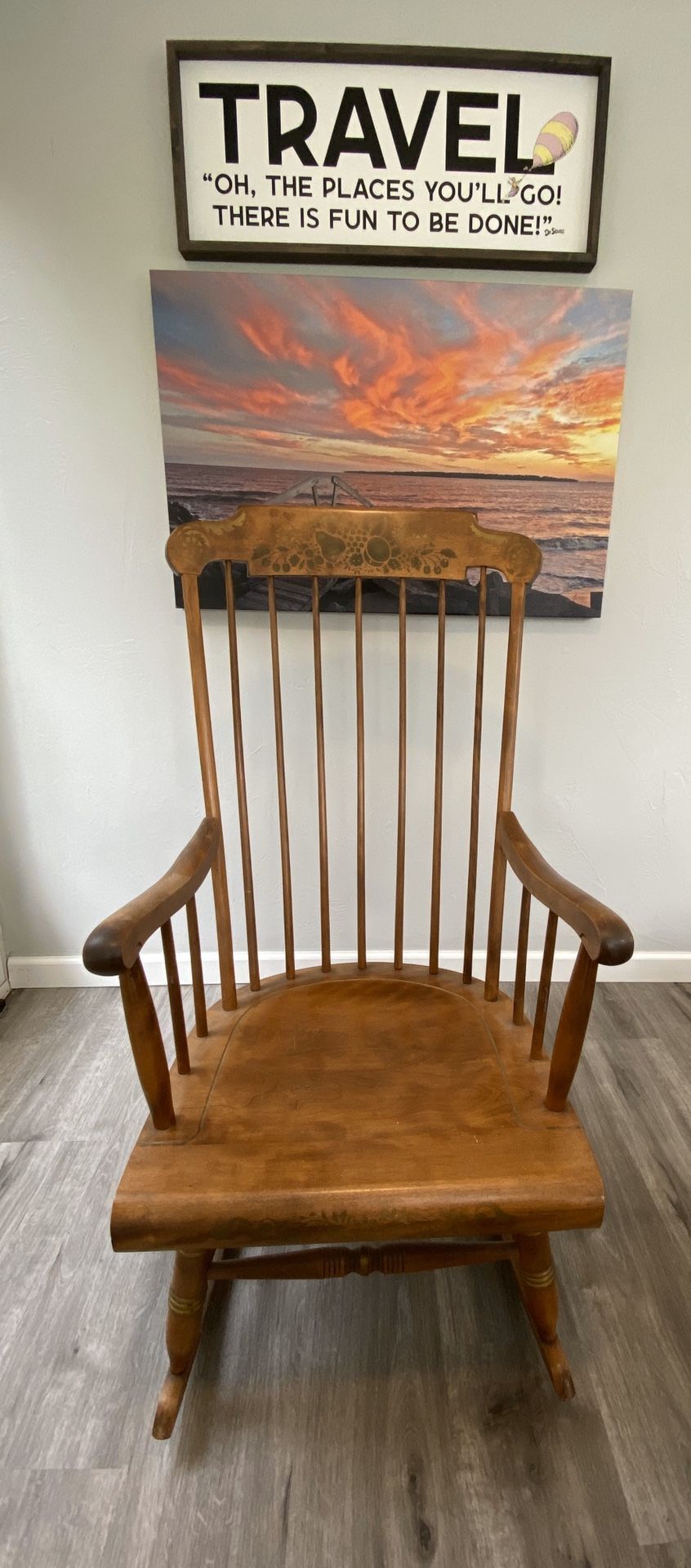 Nichols and Stone Antique Rocking Chair