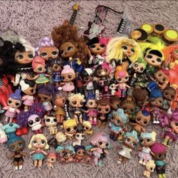LOL Dolls And Pets And OMG Dolls