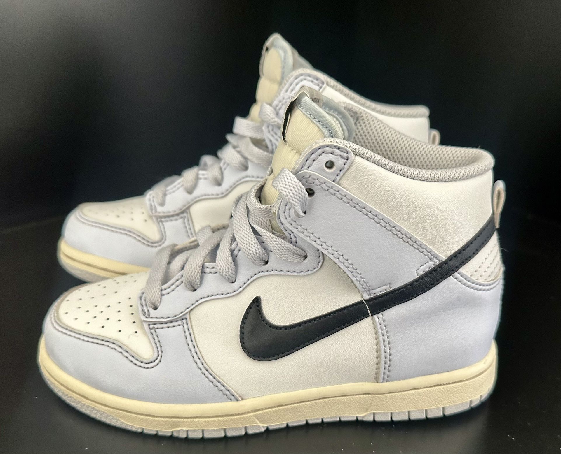 Nike DUNK HIGH PS 'FOOTBALL GREY BLACK' Size: 13C