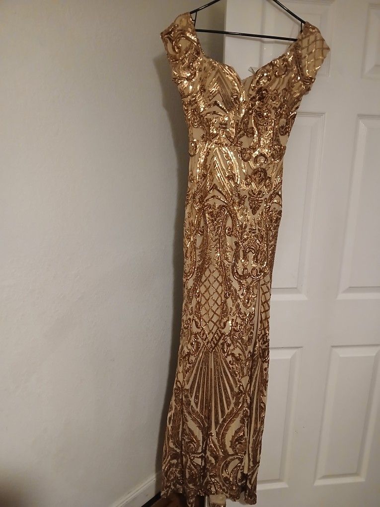 Gold DRESS