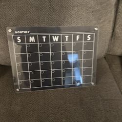 Magnetic Acrylic Calendar