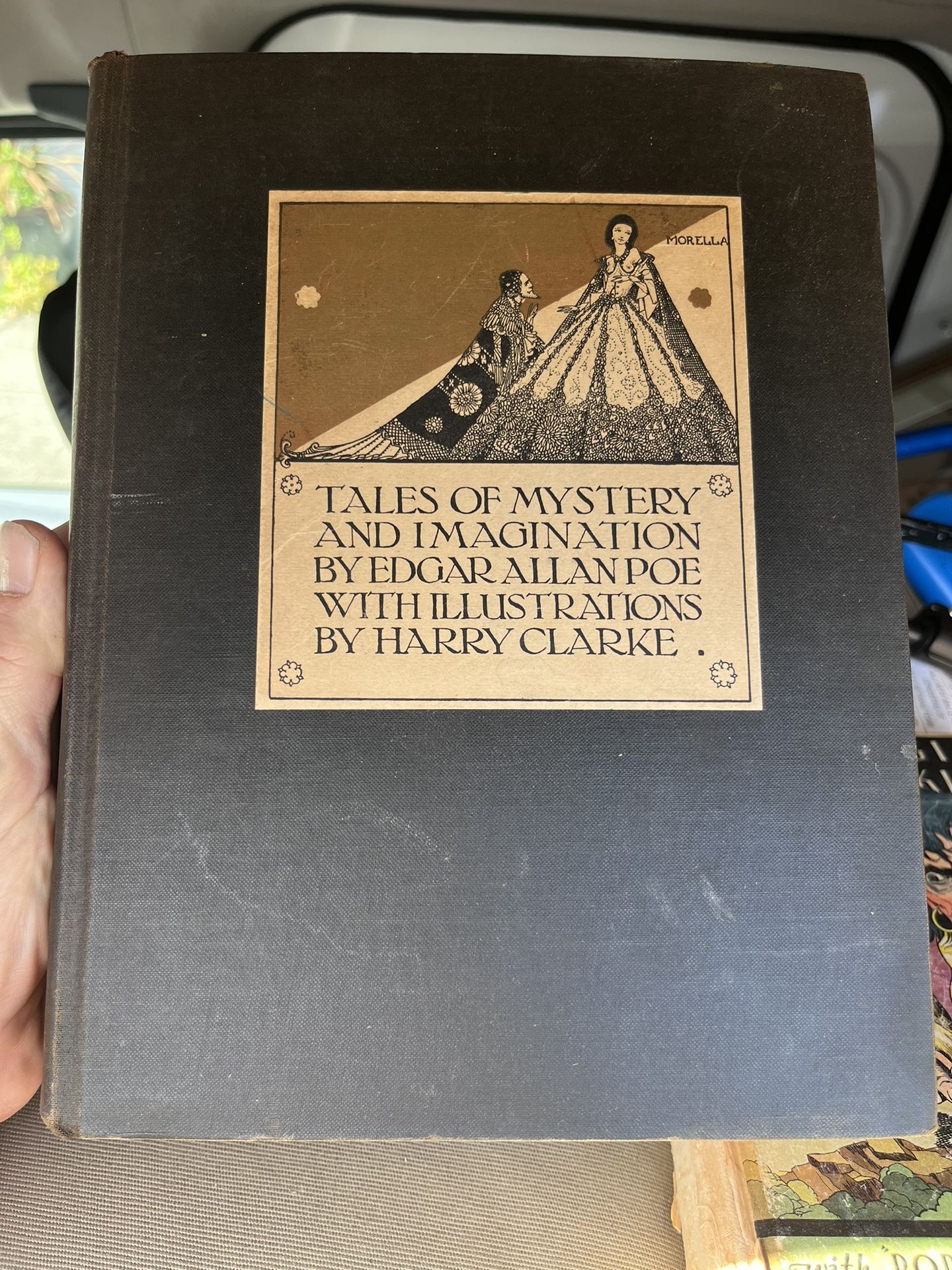 Early Edgar Allen Poe Book First Edition With Color And Monotone