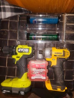 Dewalt, Lucas grease, ryobi drill, Milwaukee impact bits
