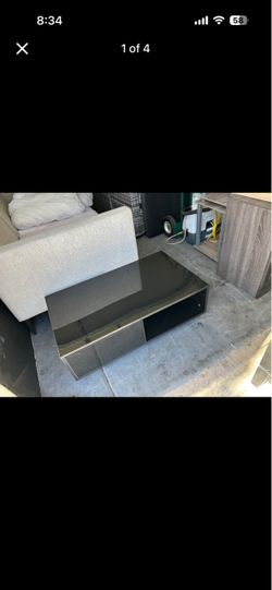 Beautiful side table with led lights and remote