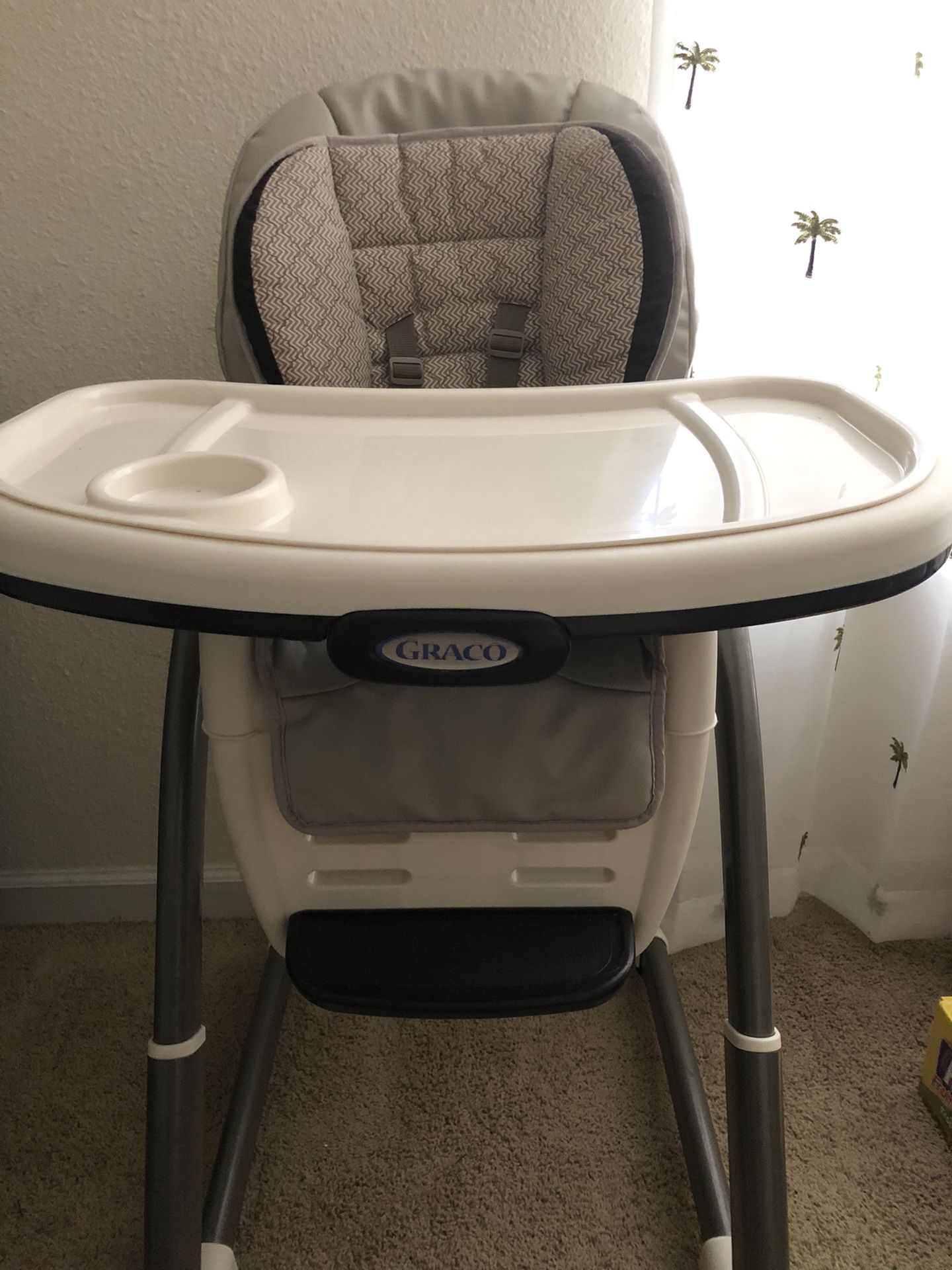 Graco leather high chair
