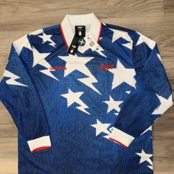 Authentic Adidas Original X Bape USA Soccer Jersey KF4913 New With Tags SZ XL