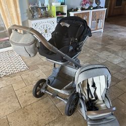 Nuna Mixx Stroller + Nuna Pipa Car Seat + Base + Adapters – Excellent Bundle